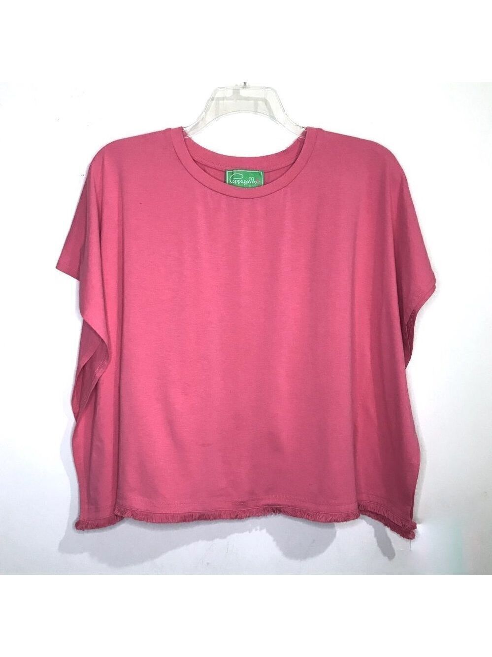 Pappagallo Short Dolman Sleeve Tee Shirt Womens Sz S